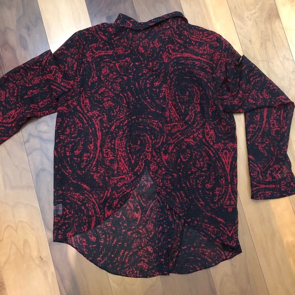 Split Back Blouse - Picture 3 of 4